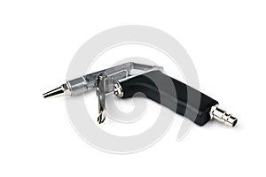 Air compressor gun isolated on white background.