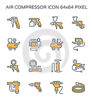 Air compressor icon