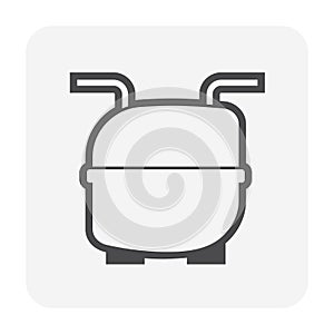 Air compressor icon