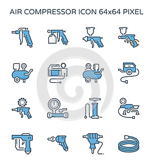 Air compressor icon