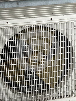 air compressor unit inside the air conditioner