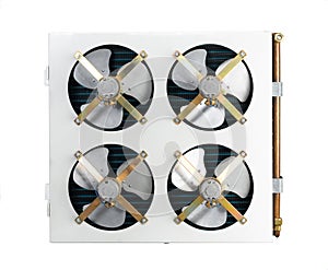 Air condensing cooling systems unit isolated