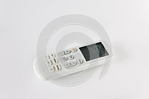 Air condioner remote controll, isolate remote-control on white