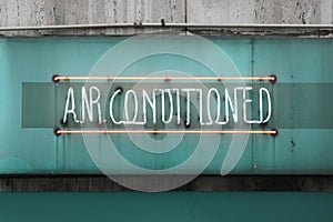 Air Conditioned Sign photo