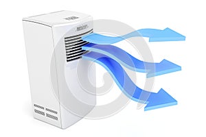 Air conditioner blowing cold air