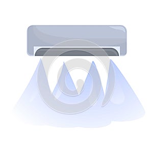 Air conditioner blowing cold air conditioning system