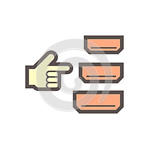 Air conditioner btu size icon