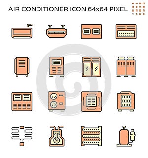 Air conditioner and air compressor icon