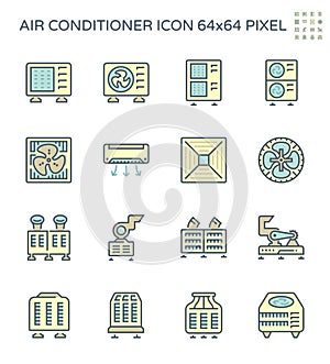 Air conditioner and air compressor icon