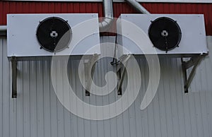 Air conditioner compressor installed in old building