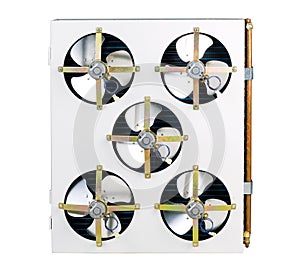 Air conditioner condensing unit isolated