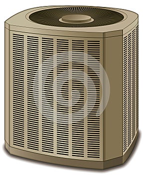 Air Conditioner Conditioning Unit Beige