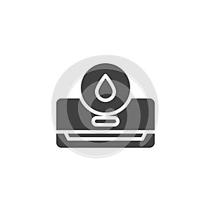 Air conditioner humidifier vector icon