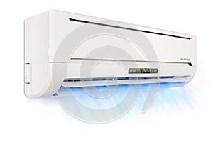 Air conditioner indoor unit with the cold air flow