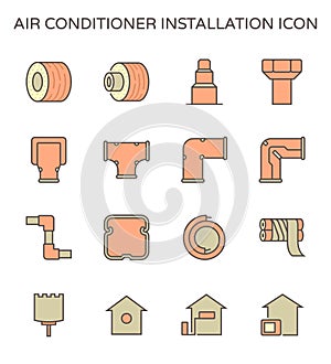 Air conditioner installation tool icon