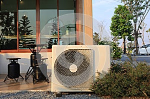 Air conditioner ourdoor condensing unit photo