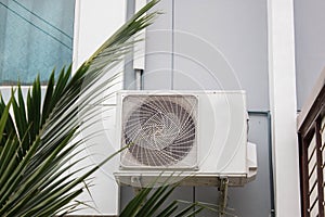 Air conditioner outside the building