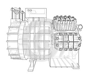 Air conditioning compressor