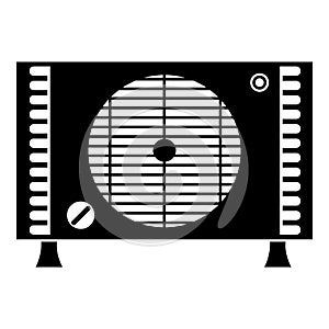 Air conditioning compressor icon, simple style