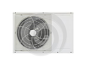 Air conditioning compressor isolated on white background