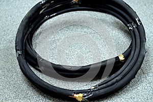 Vzduch klimatizace měď trubky trubky pokrytý černý guma měď hadice je většina použitý vytápění systémy jako 