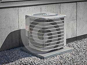 Air conditioning and heating outdoor electric unit photo