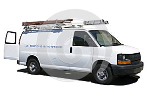 Air Conditioning Heating and Refrigeration Repair Van