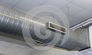 air conditioning and heating with stainless steel tubing in a workshop