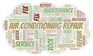 Air Conditioning Repair word cloud