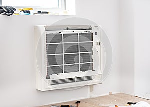 Air Conditioning Technician and A part of preparing.