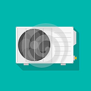 Air conditioning unit vector illustration