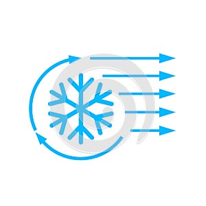 Air conditioning vector icon photo