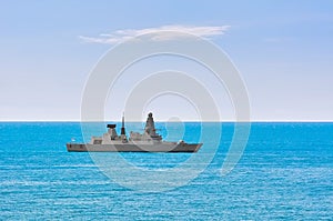 Air-defence Destroyer in the Sea photo