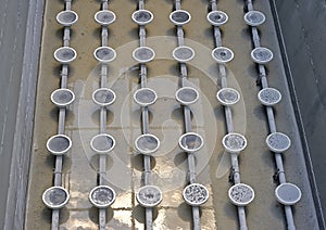 Air diffuser undertaking wastewater