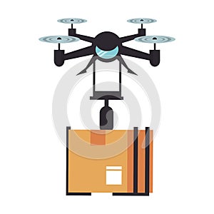 Air drone remote control cartoon