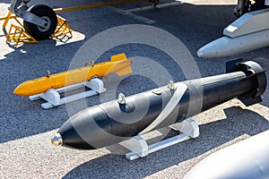 Aerial unguided bomb used to be modified to glide bomb in the Russia-Ukraine war photo