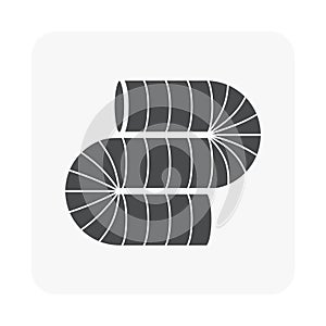 Air duct pipe icon