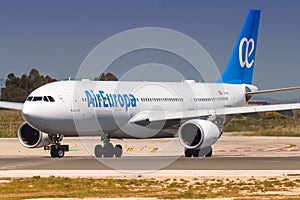 Air Europa Airbus A330 airplane at Barcelona