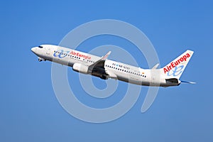 Air Europa Boeing 737 take-off
