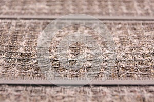 Air filter clogged with a dust