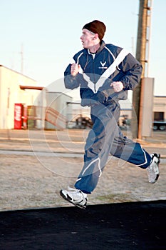 Air Force Member in 5K