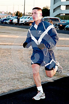 Air Force Member in 5K - 2