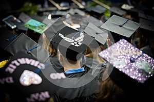 Air Force Member at University Graduation