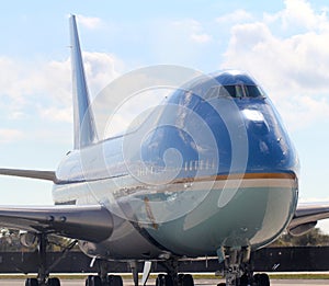 Air Force One Taxiing at JFK International New York City, New York