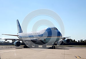 Air Force One Taxiing at JFK International New York City, New York