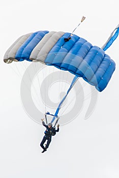 Air force sky diver parachute