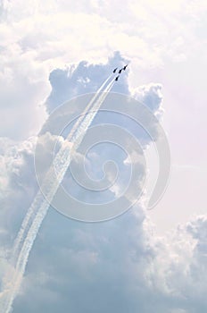 Air Force Thunderbirds Air Show - Four Planes