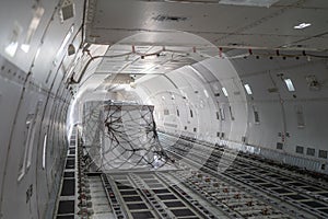 Air freight inside cargo aircraft