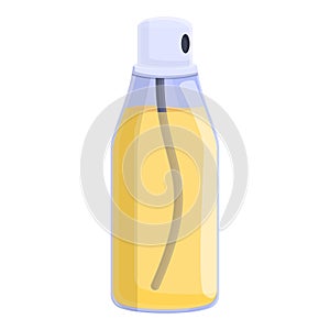 Air freshener oil bottle icon, cartoon style
