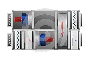 Air handling unit with Thermal Wheel.